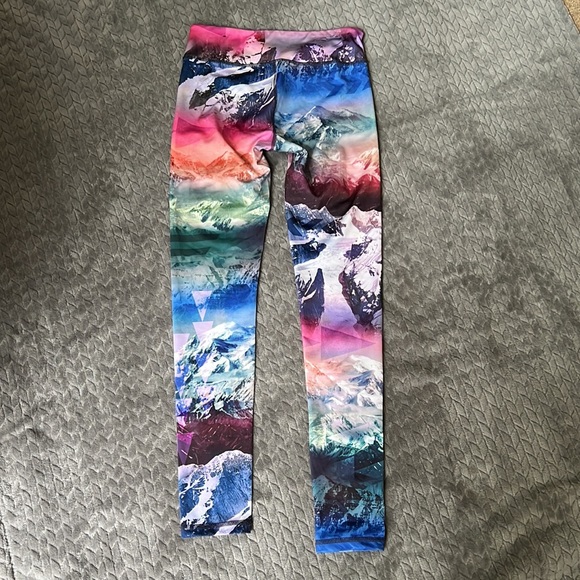 Aeropostale Live Love Dream patterned leggings size S - Picture 3 of 3